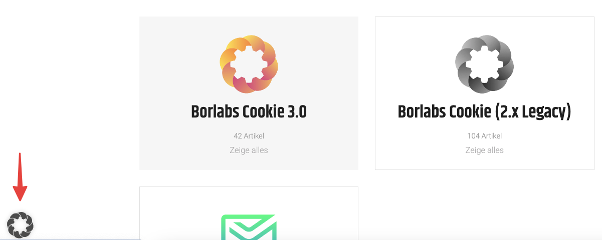 borlabs cookie widget