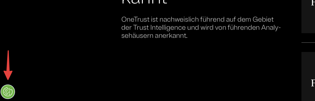 onetrust widget